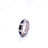 9320  platinum band inlay with onyx