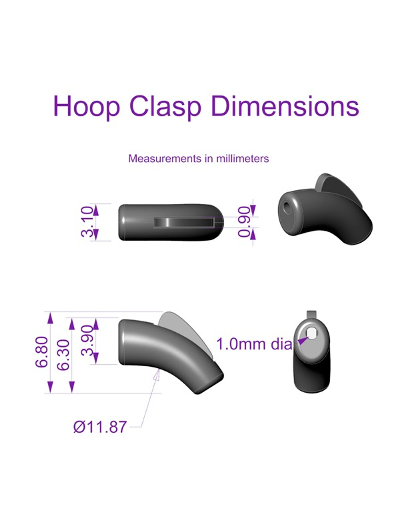 5220 Hoop Clasp - Legacy Findings