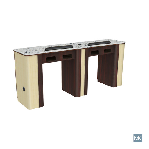 Verona Nail Table - Double Gel insert optional