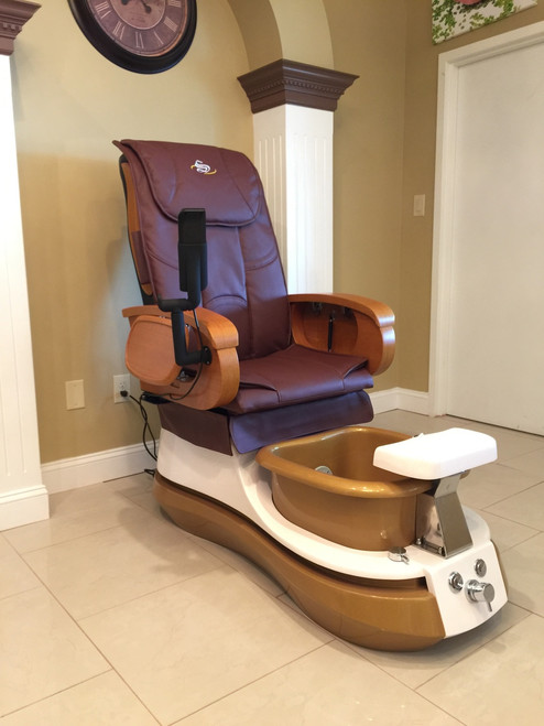 Commercial Complete Pedispa Sigma 2 - Burgundy/Gold