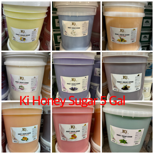A : Group A17B : Ki/Sparedi/La Palm : Honey Sugar Scrub - 5 Gal : New Pricing : $110 06/15/22