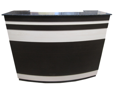 Custom Reception Desk V14 - 2002-1946 Gold Black