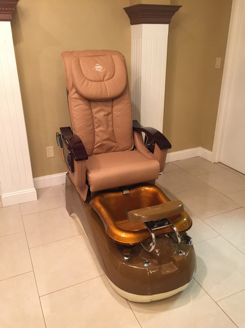 Commercial Complete Pedispa Deluxe - Mocha/Gold