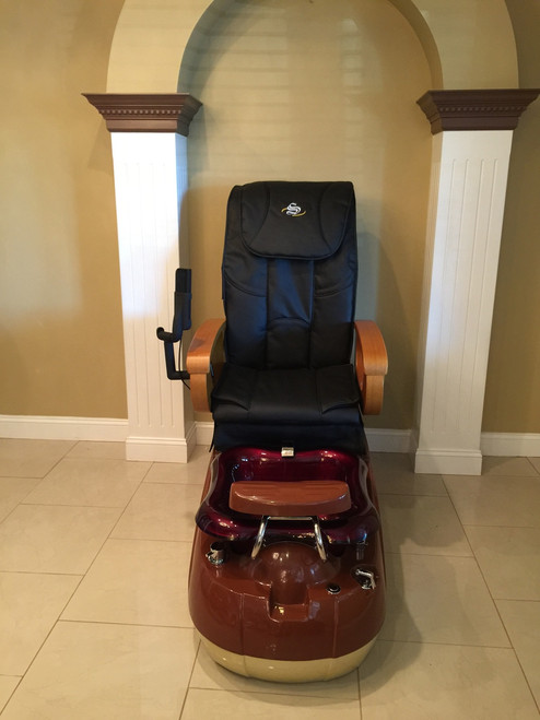 Commercial Complete Pedispa Deluxe 2 - Black/Wine