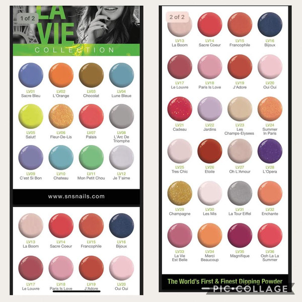 New SNS LV Collection (36 Colors)