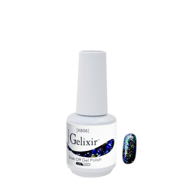 Gelixir Gel X - Glitter Paint on Black Gel Color (36 Collections)