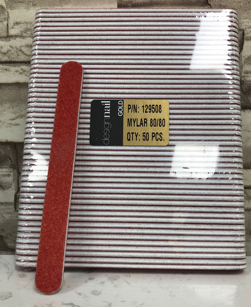 Design Nail Gold - Mylar 80/80 (50 PCS)