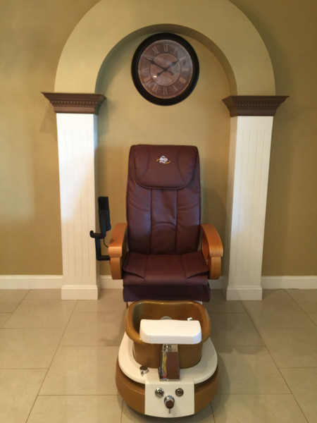 Commercial Complete Pedispa Sigma 2 - Burgundy/Gold