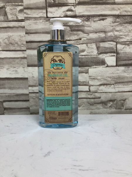 Dr B Organic Massage Oil 16oz - 6 Scents 