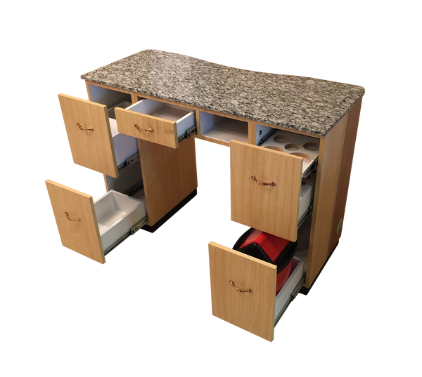 PC Straight Nail Table V11-820-282 Gel Legs