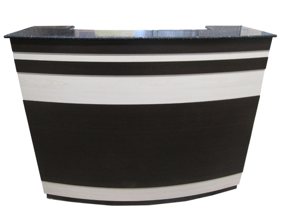 Custom Reception Desk V14 - 2002-1946 Gold Black