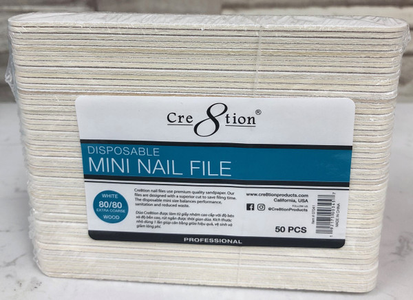 Group A15A : Mini Nail Files 80/100 - 50/Pack