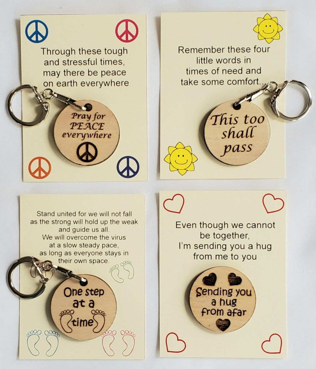 Corvid 19 Key Chains