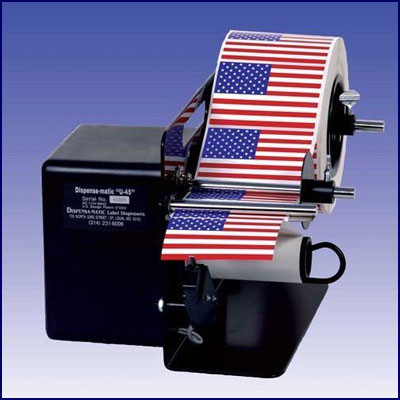 Dispensamatic U-45 Electric Label Dispenser - 3/8