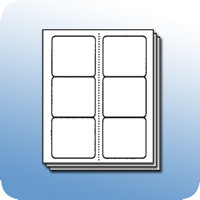 50 Sheets 4x3 1/3 Laser & Inkjet Labels | 300 Labels Total, Compatible With Microsoft Word