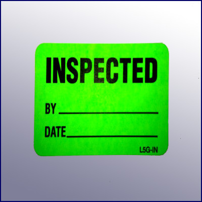Inspected Mini Label 1-1/4 x 2 - Kenmore Label & Tag