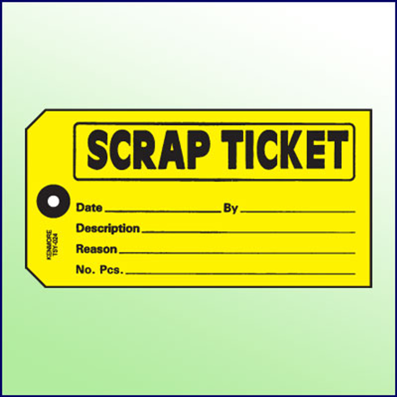 海外チケット【5ロール】【1000枚ずつ】ロールチケット Scrap Ticket Tag - Size 5 - Kenmore Label & Tag