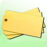 Blank Oversize Tag (Manila)
