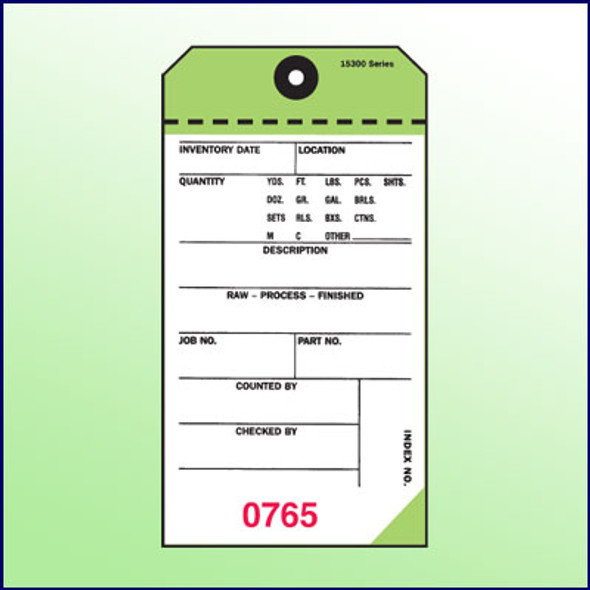 2Part NCR Tags (Green)
