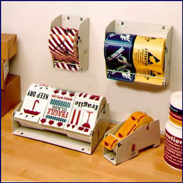 Metal Label Dispenser for Multiple Rolls-Up to 8-1/2" wide