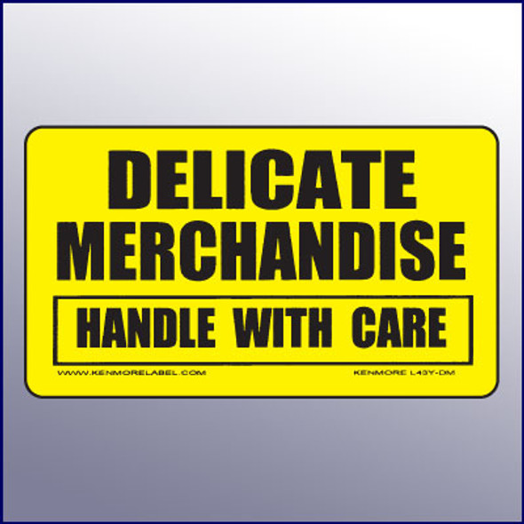 Delicate Merchandise/Handle With Care Label