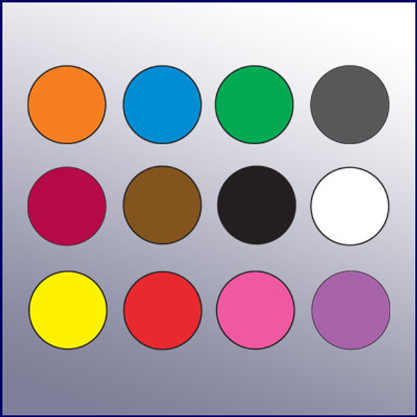 Color Code Rotation Dots (1/2" dia.) Color Code Rotation Dots (1/2" dia.)
