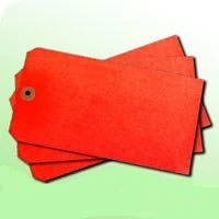 Blank Oversize Tag (Red)