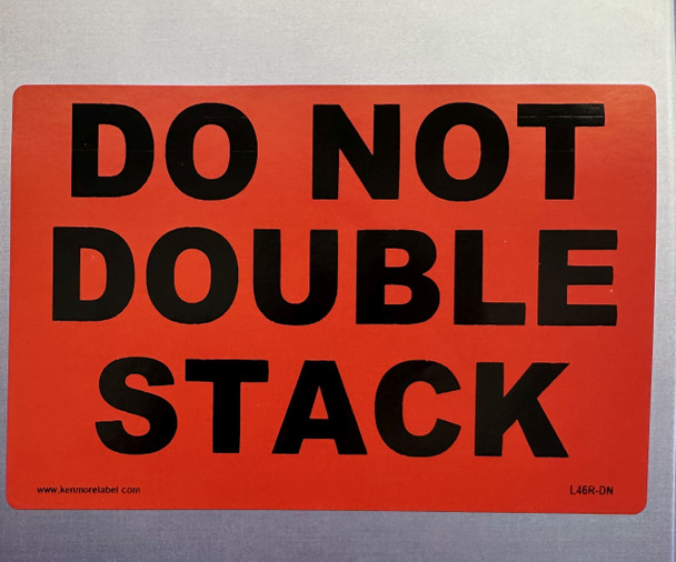 Do Not Double Stack
