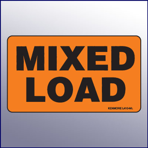 Mixed Load Label