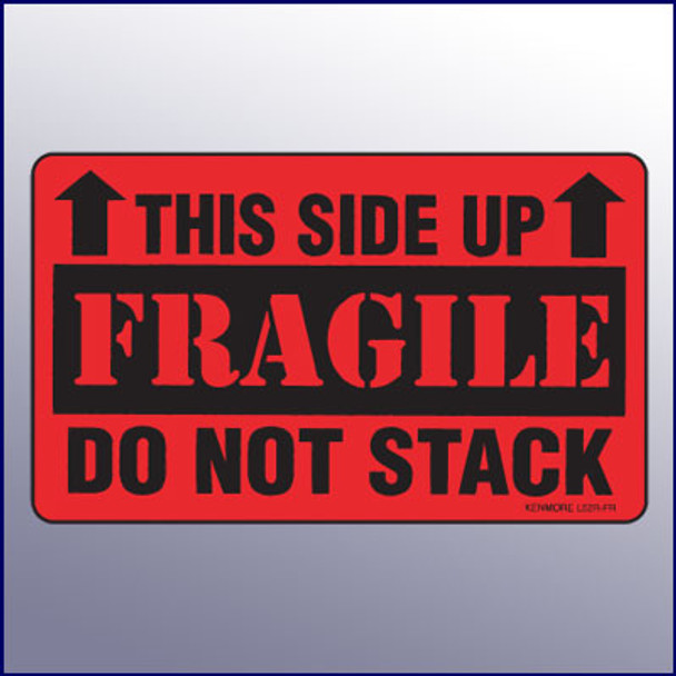 This Side Up/Fragile/Do Not Stack Label