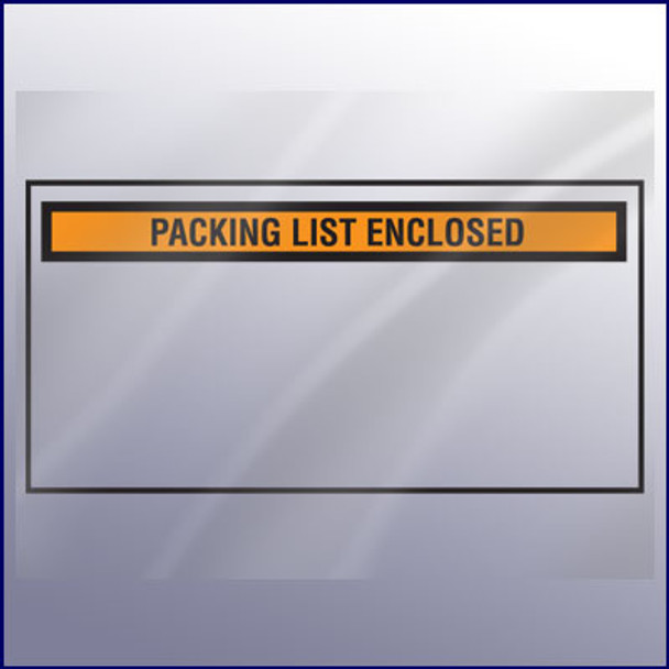 Packing List Enclosed Envelope - Wide - Backloading