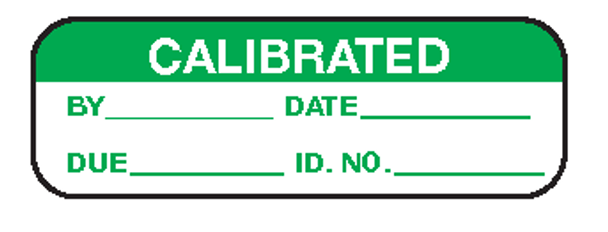 Calibrated Label 1/2 x 1-1/2