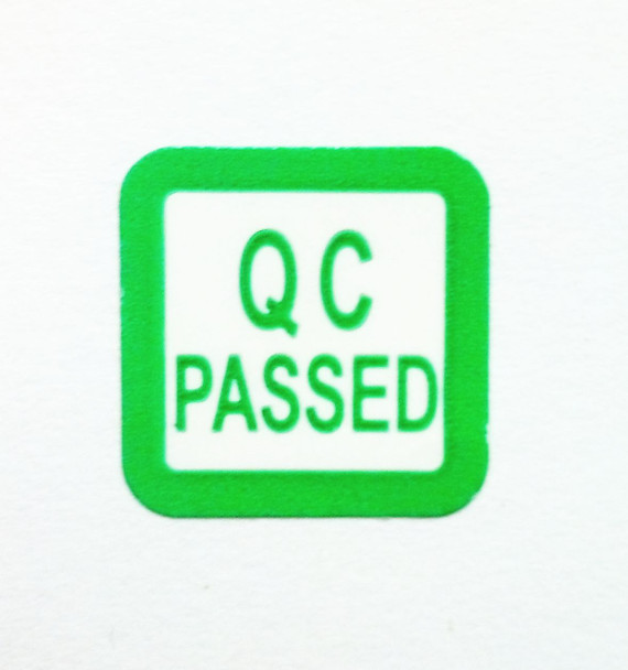 QC Passes Micro Quality Control Label 1/2" X 1/2"