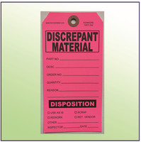 Discrepant Material Tag - Size 8 - Kenmore Label & Tag