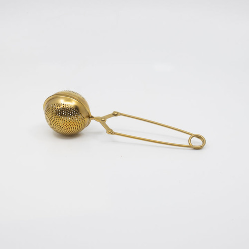 Snap Ball Tea Strainer - Gold