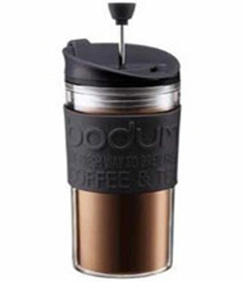 Bodum Doubled Walled Plastic Travel Press -  Black