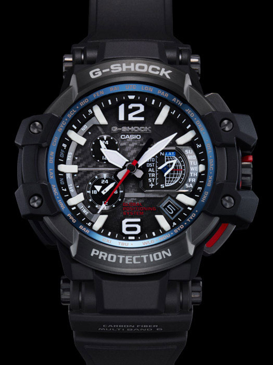 Casio G-Shock Aviation GPS Hybrid Gravity Master GPW1000äó 1A