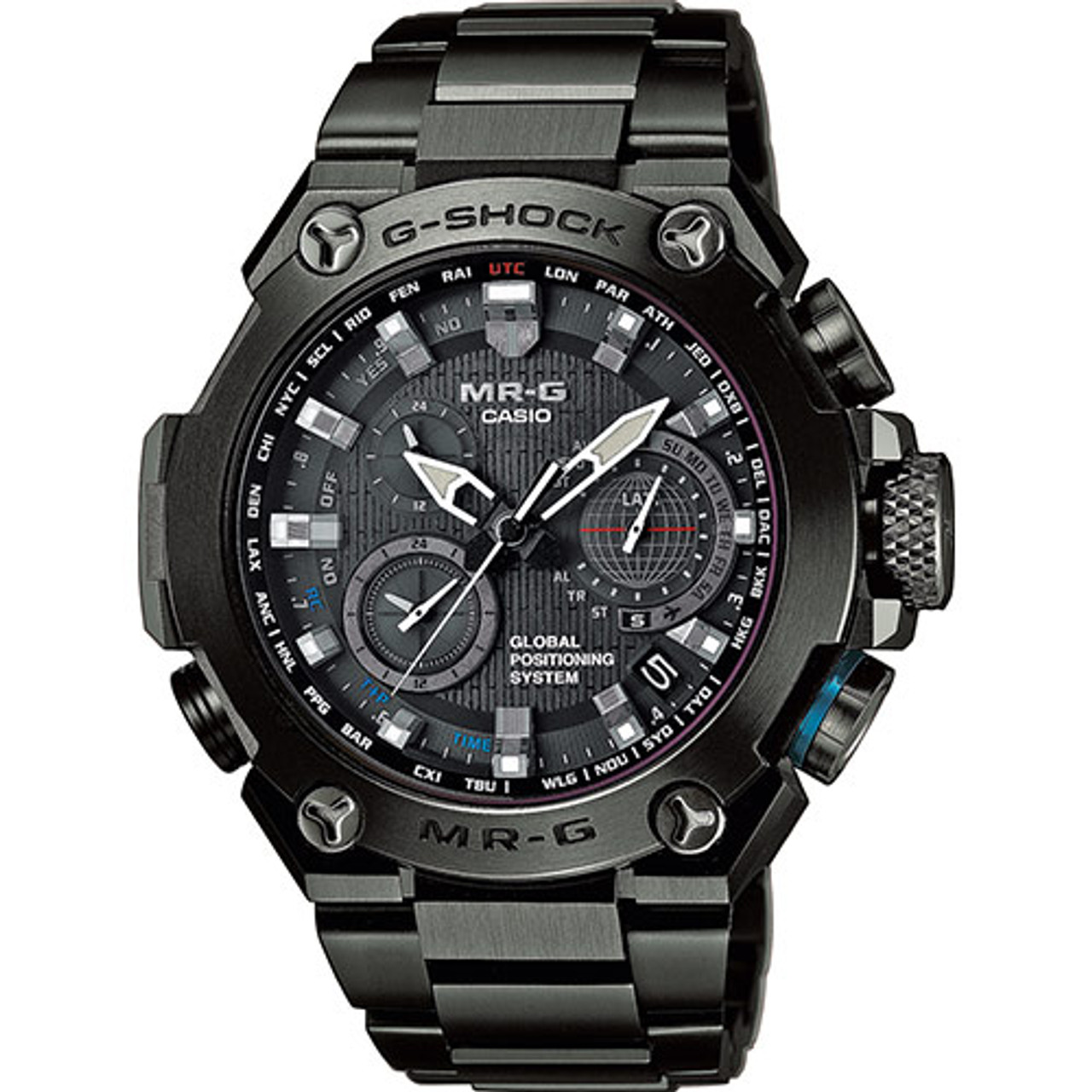 Casio G-Shock MR-G GPS Atomic Solar Hybrid MRG-G1000 MRGG1000B-1A