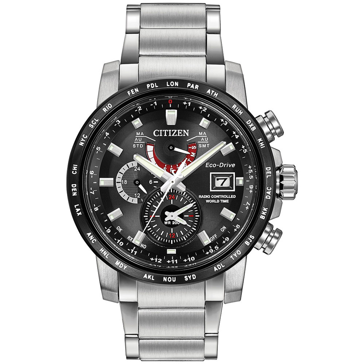 Buy Citizen Eco-Drive A-T World Time At Discount Prices