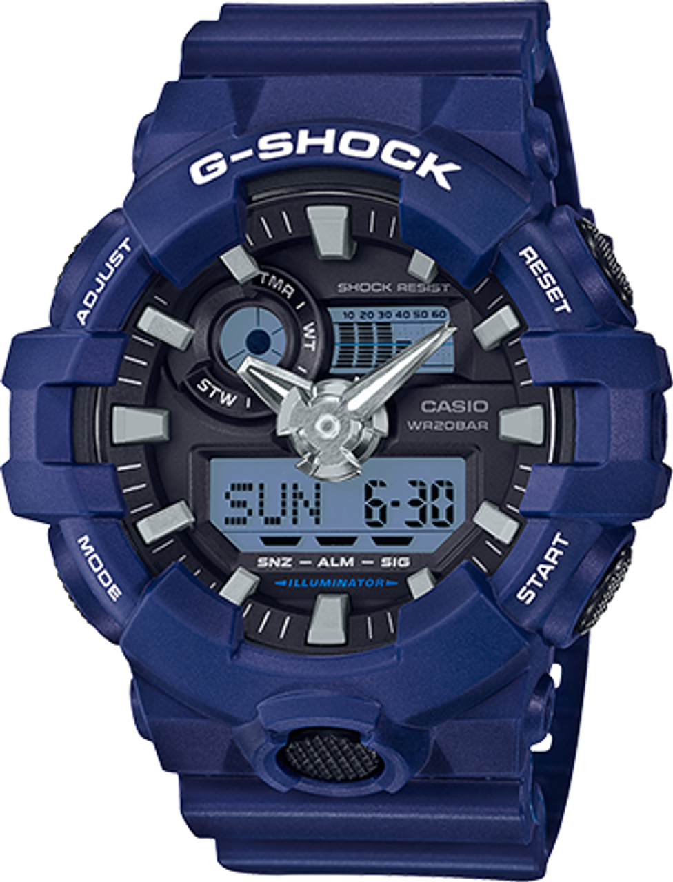 Sprog Mordrin Allergisk Casio G-Shock Super Illuminator GA700-2A