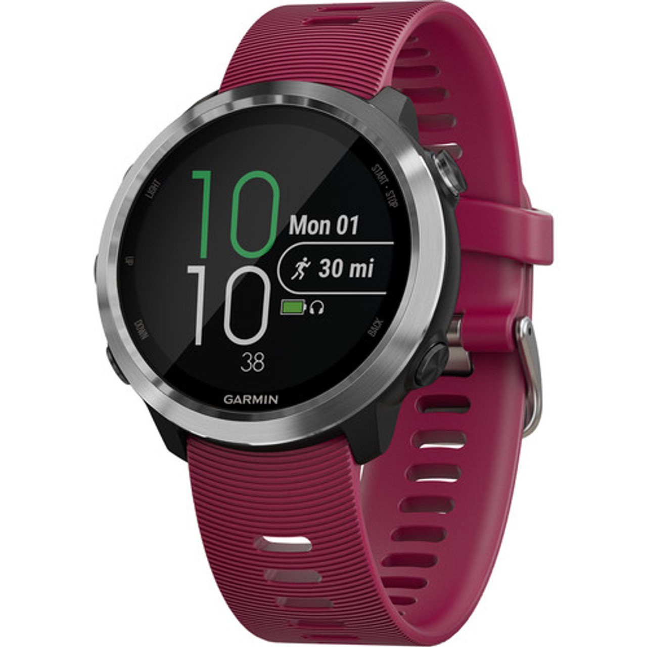 Garmin Forerunner¬Æ 645 Music Watch Cerise with Stainless Hardware