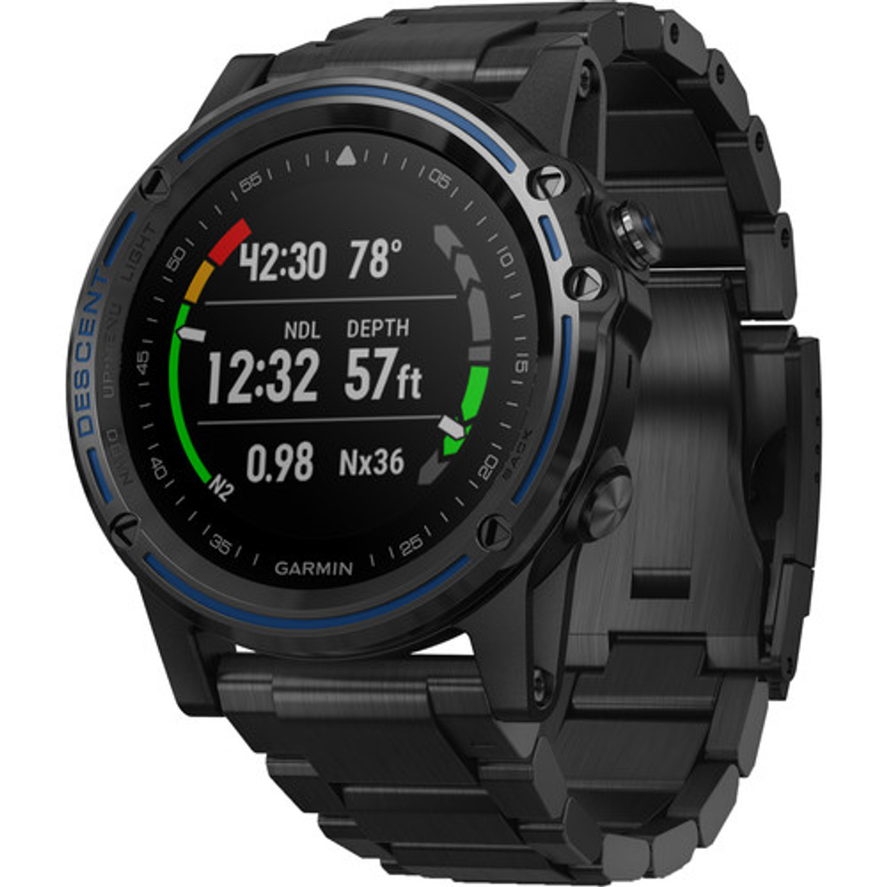 Mk1 GPS Dive Watch Gray Sapphire with DLC Titanium Band - Arizona Fine Time