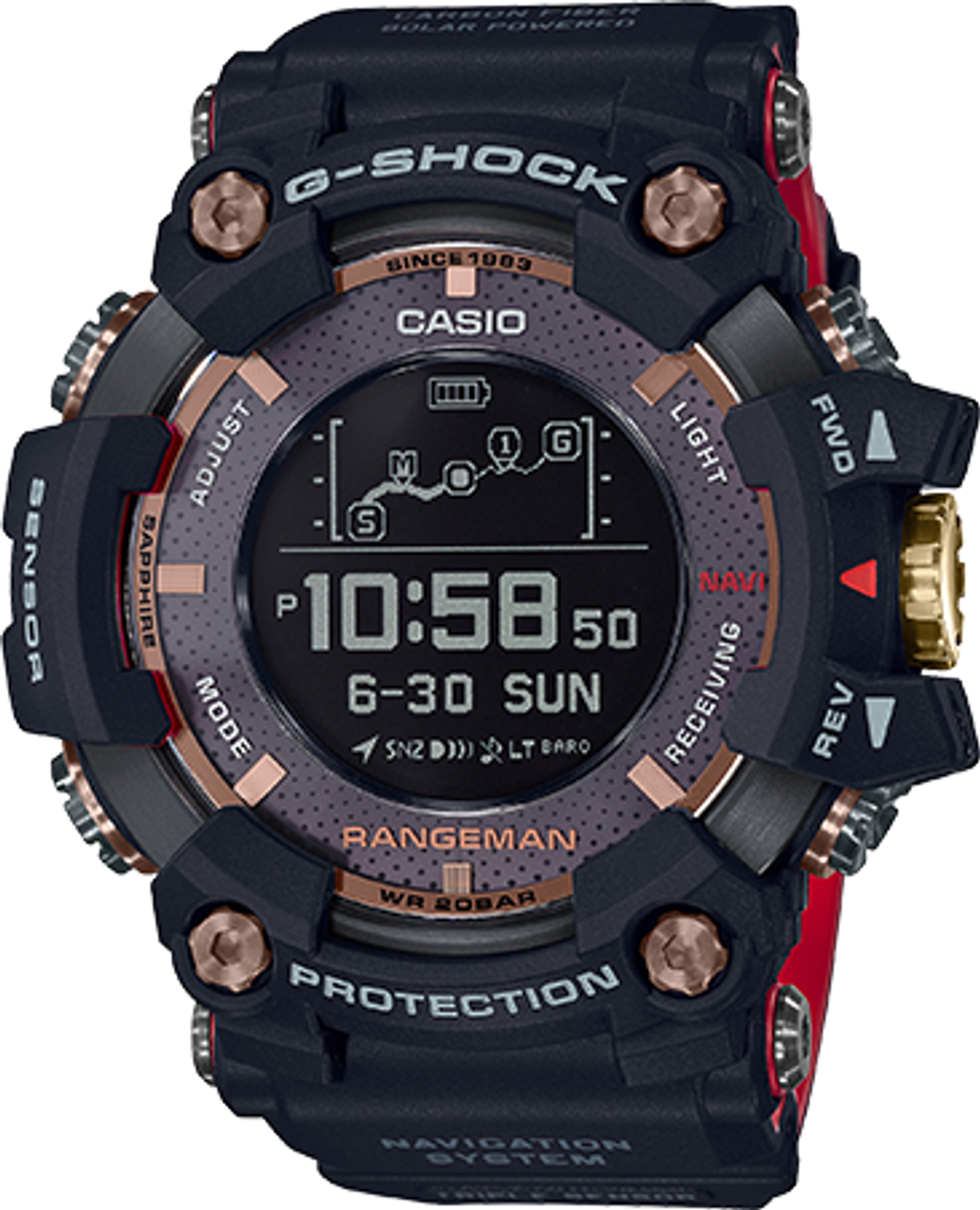 Casio G-Shock Rangeman GPS Navigation GPRB1000-1B