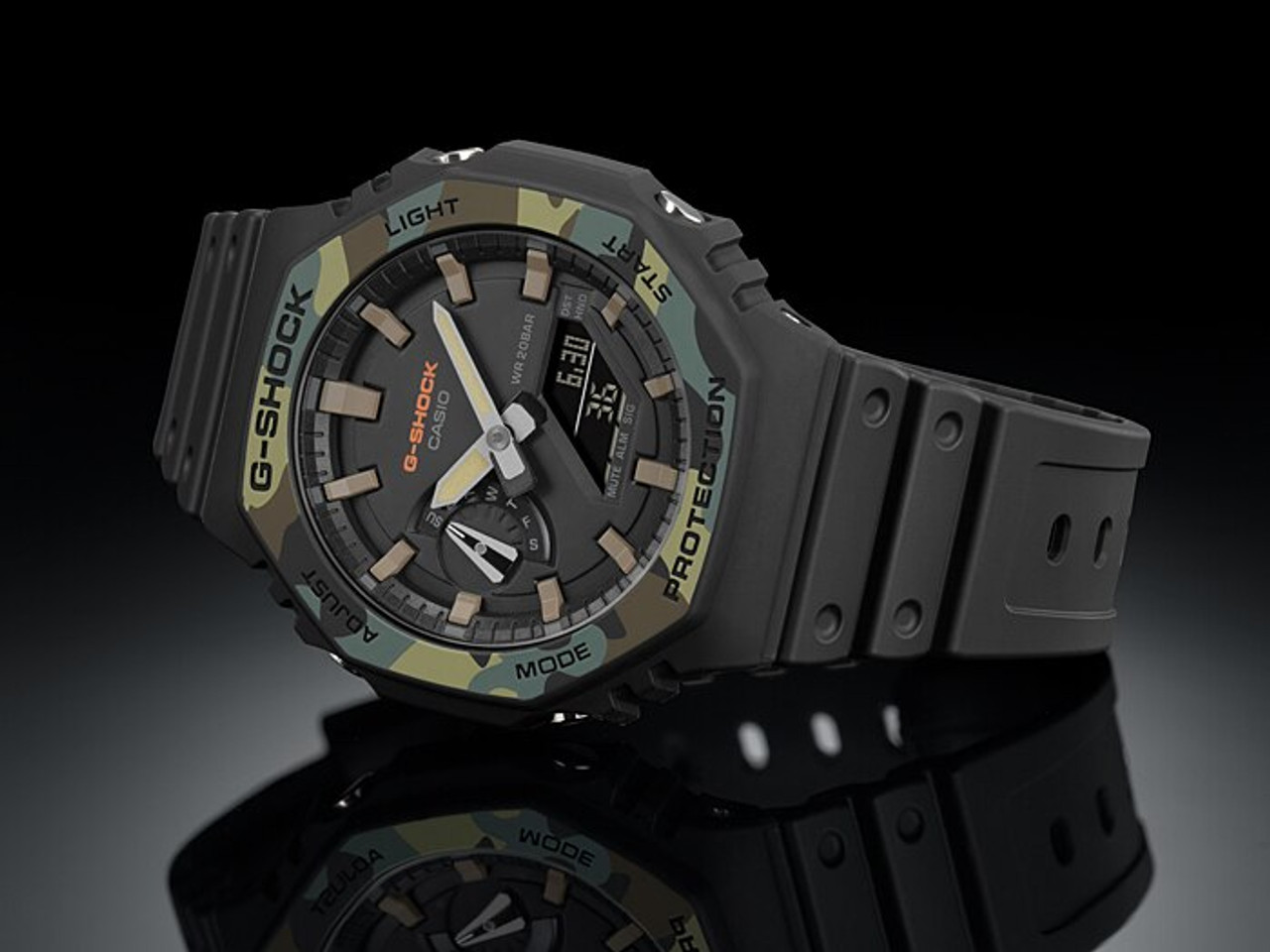 G-Shock GA2100SU-1A CasiOak Camo Accent Ultra Thin