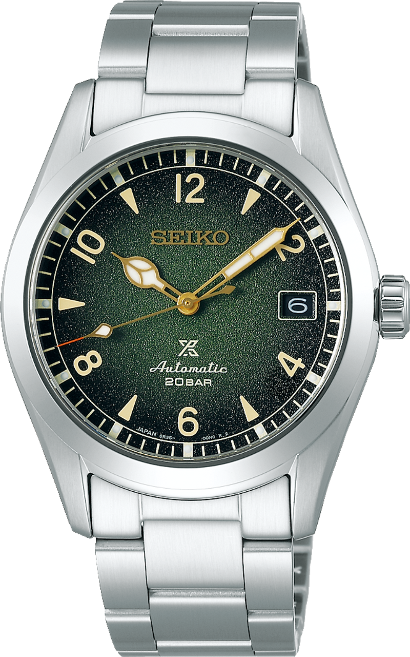 Seiko Prospex SPB155 Alpinist Green Textured Dial - Arizona Fine Time