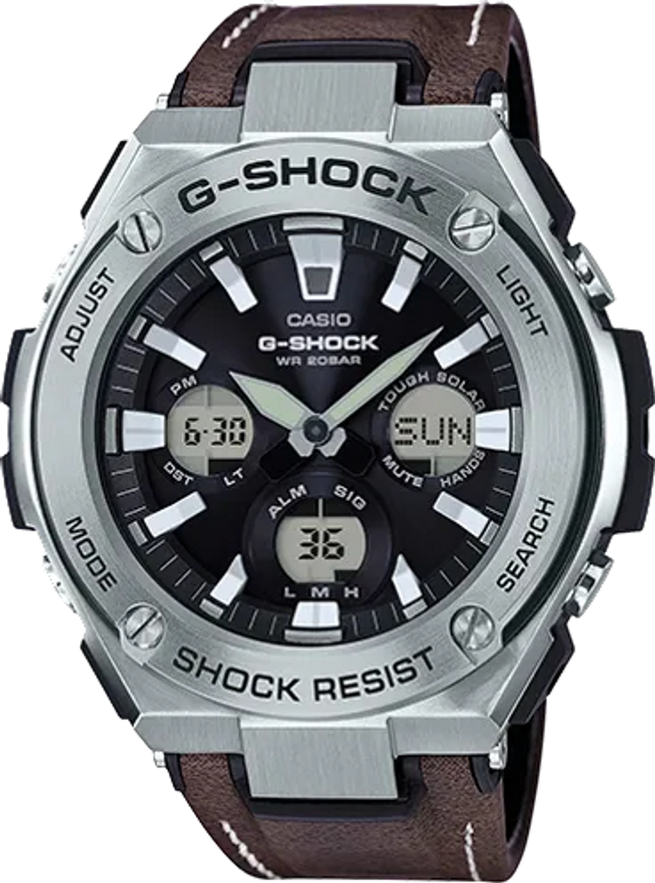 SHOCK SILVER LEATHER