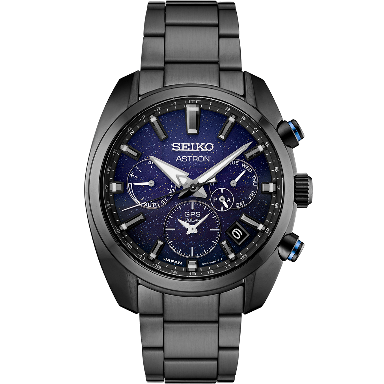 Seiko Astron SSH077 Blue Nebula GPS Solar Stainless Steel - Arizona Fine  Time