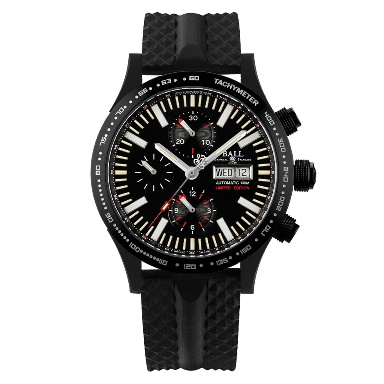 Ball CM2192C-P2-BK Fireman Storm Chaser DLC Chrono // Pre-Owned