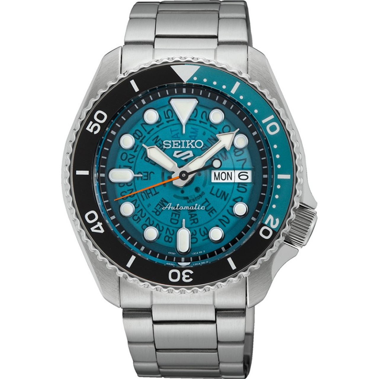 Seiko 5 Sports SRPJ45 Time Sonar Transparent Dial Automatic