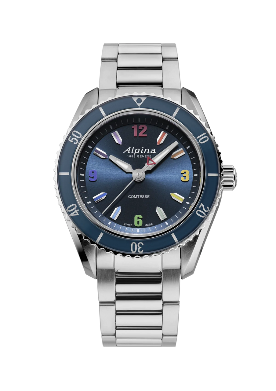 Alpina AL-235NRB3C6B Alpiner Comtesse Sport Quartz Rainbow - Arizona Fine  Time